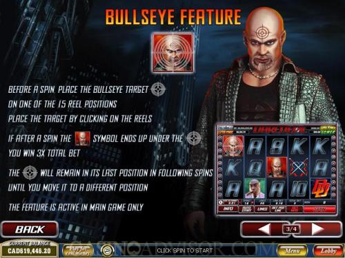 Daredevil payout table