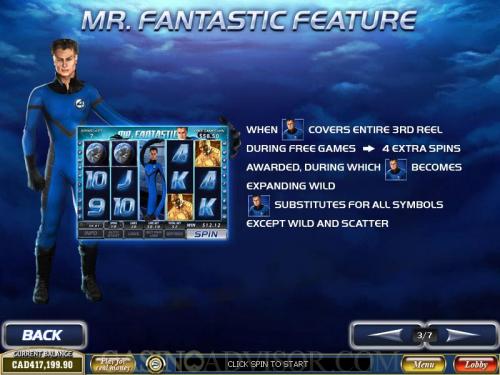 Fantastic Four payout table