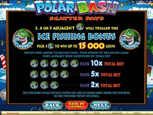 Polar Bash payout table