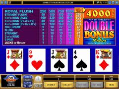 Double Bonus Poker screenshot