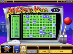 Microgaming Keno screenshot